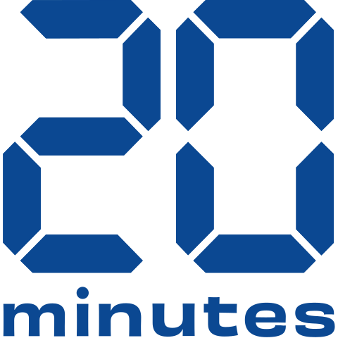20 minustes logo