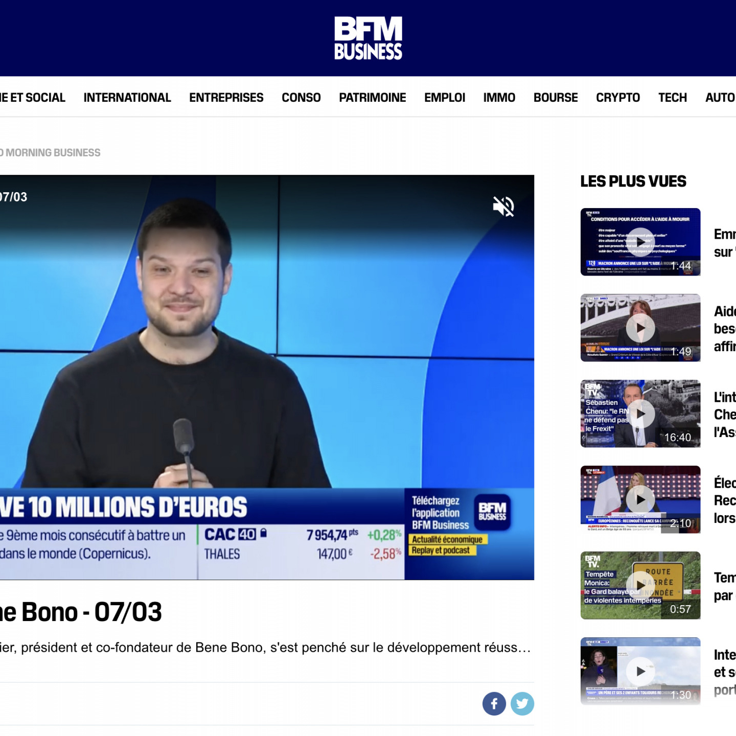 Bene Bono - BFM Business